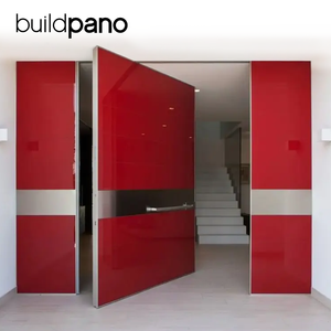 Aluminum Pivot Door Solution with Anti-Theft & Soundproof Features for Residential Hotel Mall Entrances