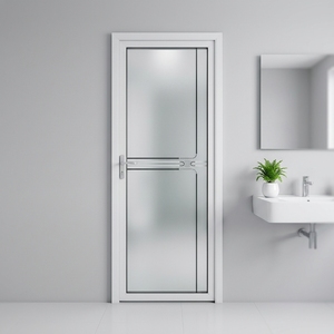 Modern Design Aluminum Moisture Proof Privacy Glass House Indoor Bathroom Door