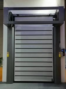 High Cost Performance Aluminum Alloy Waterproof Garage Roll up Door Thermal Insulation Electric Side Opening Customizable Size