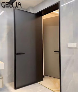Metal Door Frame Aluminium Alloy Casement Glass Door