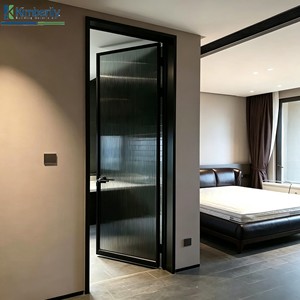 Tempering Glass Casement Door Single Aluminum Casement Door Restaurant Kitchen Glass Casement Doors