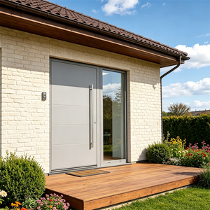 OEM/ODM Modern Design Luxury Soundproof Aluminum Glass Villa Door