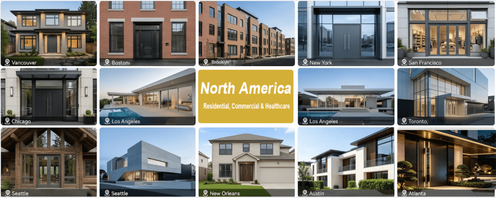 North America door and window projects