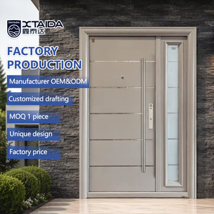 Modern American Houses Customized Entrance Steel Door