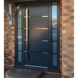 Security Steel Single Gate Exterior Metal Door