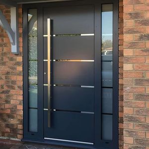 House Exterior Entrance Security Pivot Door Safety Front Gate