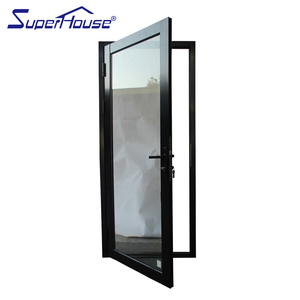 Miami NOA Approved Modern Hurricane Proof Impact Resistance Triple Glazed Aluminum Alloy Hinged Patio Door