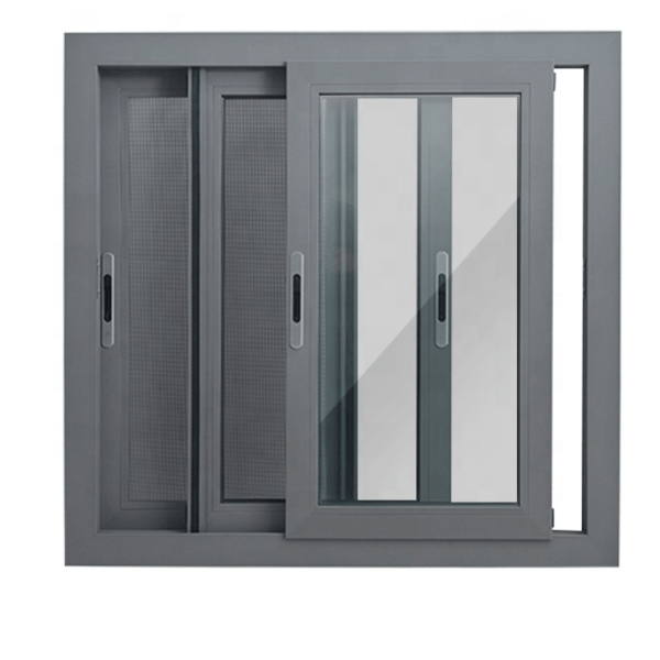Durable Aluminum Casement Window with Removable Mosquito Screen