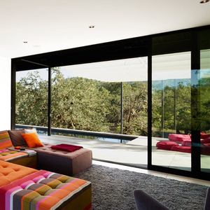 APROModern Aluminum Door Sliding Glass Patio Door with Bifold Swing Folding Design
