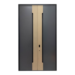Durable all-aluminum entry doors for office parks and residential areas