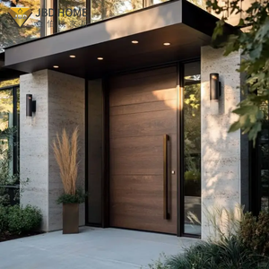 Cost-effective Latest Aluminium Pivot Entrance Door Exterior Front Entry Systems Wholesale Factory Price Premium Villa